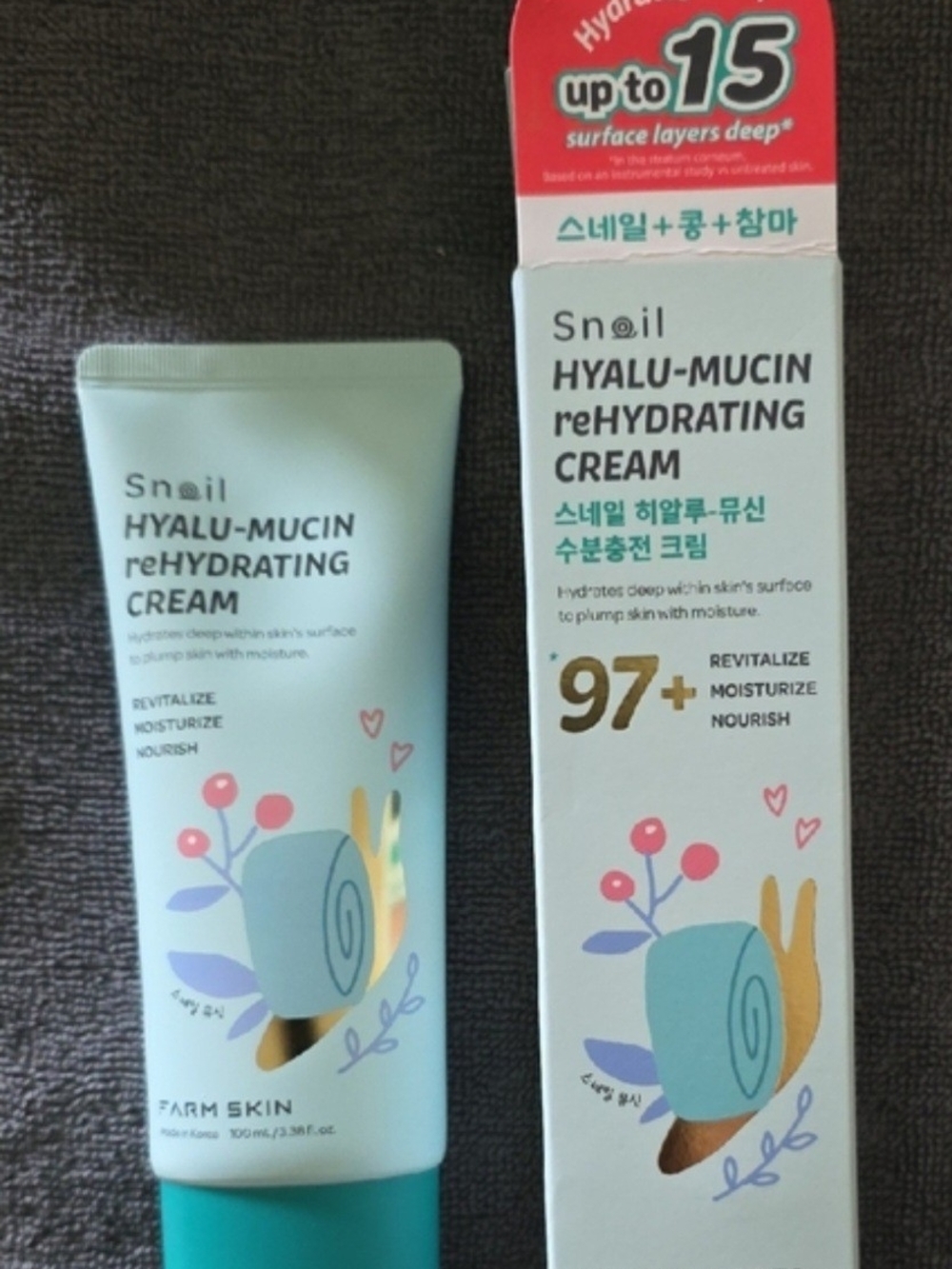 Snail Hyalu-Mucin Rehydrating Cream - K Beauty
